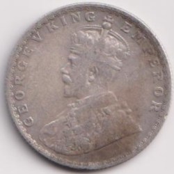 Rare George VI 1936 Half Rupee Coin #PR30