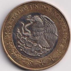 Alternative view of Mexico 20 Pesos 2015 (Bicentennial Of The Death - of Morelos ) By Matalic Coin #PR67