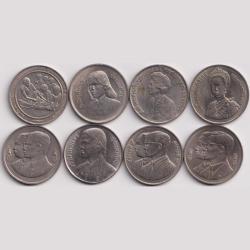 Thailand 20 Bhatt Commemrative Coin 8 Different Coin #H29