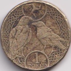 Isle Of Man One Pound Commemrative Ishu 2017 Low Condition Coin #PR106