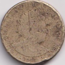 Alternative view of Isle Of Man One Pound Commemrative Ishu 2017 Low Condition Coin #PR106