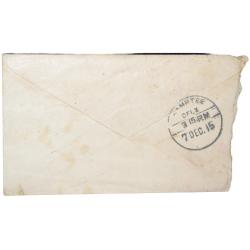 Alternative view of Envelop of George V 1/2 Anna Green Colour Stamp without Letter - Used Condition as per Image.