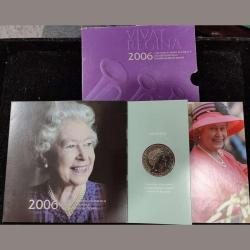 England proof set 5 pound 2006 (Vivat Regina) Royal mint ishu set