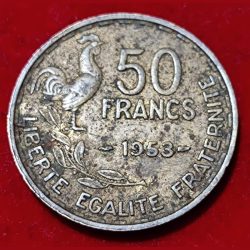 1953 France 50 Francs Rare Coin Lowest Price #N162