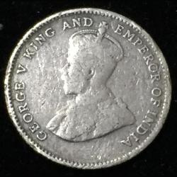Alternative view of Straits Settlements 1926 Silver 10 Cents George Fifth #S210