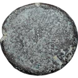 Alternative view of Lead Coin of Satakarni I (1st Cen. BC) of Satavahan Dynasty Heavy Bull Type Rare