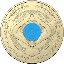 2022 $2 75th Anniversary of Peacekeeping Uncirculated Coin Rare Australian Mint