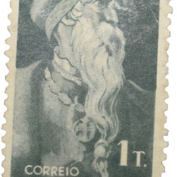 Postal Stamp of India Portugues - 1 Tangas Green-Black Colour Used as per Image.