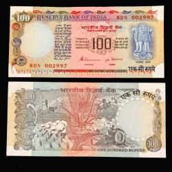 Rs 100 India Banknote Agriculture 1990s Signed By S Venkataraman Top Grade Very Rare and Unique