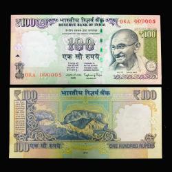 G 114 Rs 100 India Banknote Signature Gandhi Series Issue Raghram Rajan R 2015