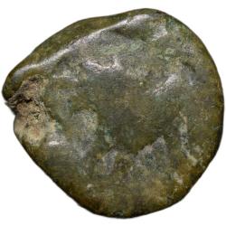 Rare Copper Paisa of Hyderabad State Feudatory Elichpur of Daryapur Mint KM C19 in Retrograde