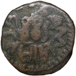 Alternative view of Copper Paisa of Ranjit Singh(AD 1864-1893) of Ratlam State KM23 Rare Variety