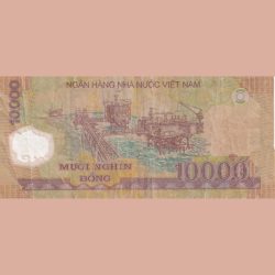 Alternative view of Veitnam 10 000 Đồng Polimer Note