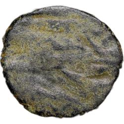Alternative view of Potin Coin of Satavahana Dynasty(100 BC) of Junnar Lion Small Flan