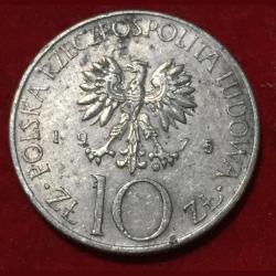 1975 Poland 10 Złotych Adam Mickiewicz Coin #L-126