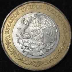 Alternative view of 2010 Mexico 20 Pesos Octavio Paz Commemorative issue Coin #G29