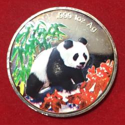 1997 china Commemorative Medallion Set Gold Silver Plated With capsool Gem unc