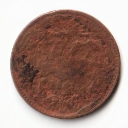 1/12 Anna Unknown Date Bronze Standard Circulation Coin of King Edward VII British India Coinage