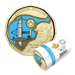 2022 $1 Graham Bell Colorised UNC Canada Mint Roll Unique and Rare 25 coins roll