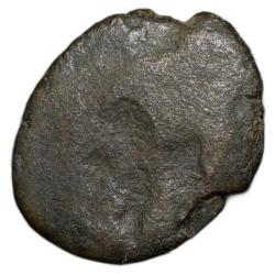 Copper Coin of Satavahan Dynasty (1st Cen. BC) from Paithan Region Elephant Type Double-Struck