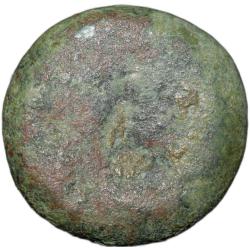 Alternative view of Copper Coin of Pre-Satavahana (2nd Cen. BC) from Vidarbha(Buldhana) with Lion Left