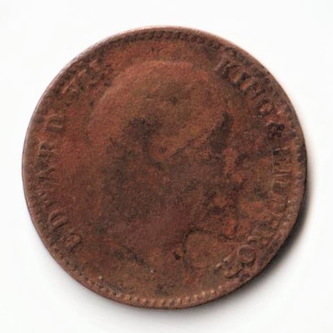 1/12 Anna Unknown Date Bronze Standard Circulation Coin of King Edward VII British India Coinage