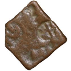 Copper Inscribed Punch-Marked of Damabhadra of Bhadra/Mitra Dynasty(200 BC) of Vidarbha Region