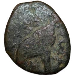 Lakhi/Brokage Copper Coin of Satkarni I (1st Cen. BC) of Satavahana Dynasty from Paithan Region Elep