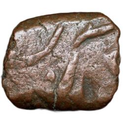 Alternative view of Copper Paisa of Bhonsala Rajas of Nagpur(18th Cen. AD) of Surat Mint