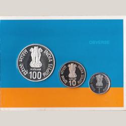 Alternative view of Veer Durgadass Rathore Proof Set Mumbai Mint Issued in 2003 Extremely Rare Coin Set