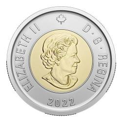 Alternative view of 2022 $2 Summit Series colorised UNC Royal Mint Canada Extremely Rare and Unique