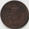 1/2 Paisa Copper Coin of Princely State of Indore Back Side Bull Image