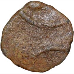 Alternative view of Lead Coin of Maharathis from Nashik 3-Dotted Hill Type Ext. Rare