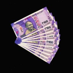 Rs 100 Semi Fancy India Banknote Set 000110 TO 000990 Gem Unc New Issue