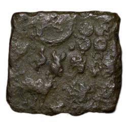Copper Inscribed Coin of Damabhadra of Bhadra/Mitra Dynasty(2nd Cen. BC) of Vidarbha Region
