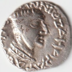 Extremely Rare Drachm Nhapana Silver Ksahtrap Dynasty Ancient and Collectible Coin of Andhra Dynasty