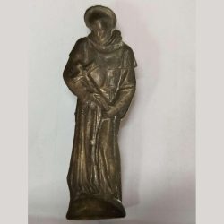 Alternative view of Antique matal plated item Cristian stachu of God of Eshumashih GPS#0004