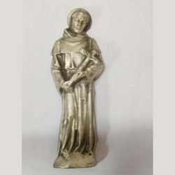 Antique matal plated item Cristian stachu of God of Eshumashih GPS#0004