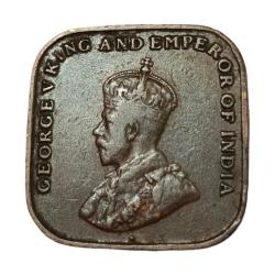 Alternative view of STRAITS SETTLEMENT Copper ONE CENT Year 1920 King GEORGE-V **RARE** Collectable Grade.
