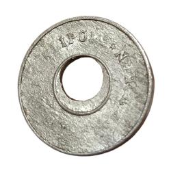 Alternative view of 5 Paisa ALIPORE I.G. MINT Aluminium CASH TOKEN **RARE** Collectable Grade.