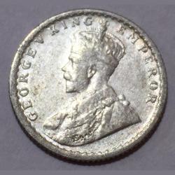 Alternative view of 1936 India - British ¼ Rupee - George V King Emperor Silver Rare Coin #Z-142
