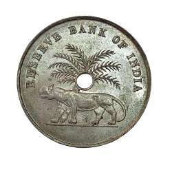 Reserve Bank Of India DQ Token Copper Nickel Kolkata Mint Issued in 2010 Very Rare Top Luster Unique