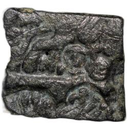 Copper Punch-Marked of Damabhadra of Bhadra/Mitra Dynasty (2nd Cen. BC) Uniface Rare