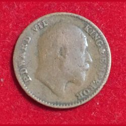Alternative view of 1905 India - British 1⁄12 Anna - Edward VII King & Emperor Rare Coin # Z-115