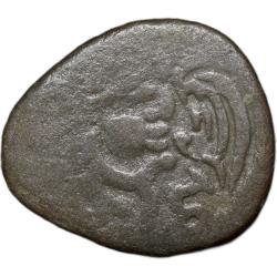 Billion Dramma of Gujara-Pratiharas of Indo-Sassanian(7th Cen. AD) Crude Profile