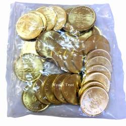 Alternative view of Rs 5 Rupee New Coin RBI 30 Coin 75 Year Of Independence Packet India Issue 2023 Noida Mint