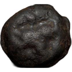 Arsenic Mixed Bell Metal Cast Copper from Vidarbha(400-300 BC) Elephant Running Right Uniface