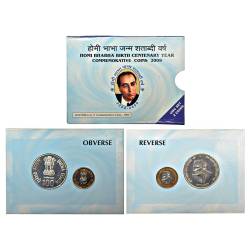 Rs 100 India Government Mint UNC Homi Bhabha Birth Centenary Commemorative Coin