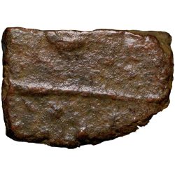 Alternative view of Copper 1/2 Paisa of Dalelsingh Ji (AD 1851-67) of Lunavada State Sword type V.Rare