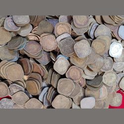 Alternative view of George six Half anna mix dates mix mint (10 pcs lott) Good condition coin